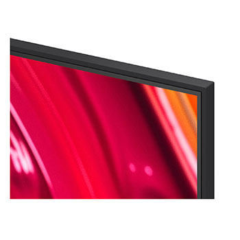 Vista lateral esquerda da LG QNED82 TV 