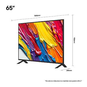 Comparação antes e depois de como o LG 4K Super Upscaling melhora a qualidade da imagem. Dois painéis mostrando a mesma imagem de um pássaro colorido pousado em um galho em uma floresta; o painel da direita está desbotado. O título fala sobre como o 4K Super Upscaling melhora a resolução, o brilho e a nitidez. 