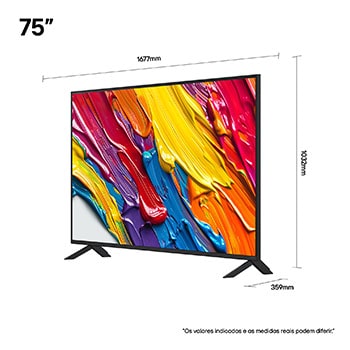 Comparação antes e depois de como o LG 4K Super Upscaling melhora a qualidade da imagem. Dois painéis mostrando a mesma imagem de um pássaro colorido pousado em um galho em uma floresta; o painel da direita está desbotado. O título fala sobre como o 4K Super Upscaling melhora a resolução, o brilho e a nitidez. 