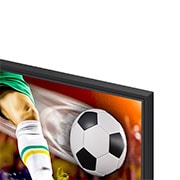 Vista lateral esquerda da LG QNED82 TV 