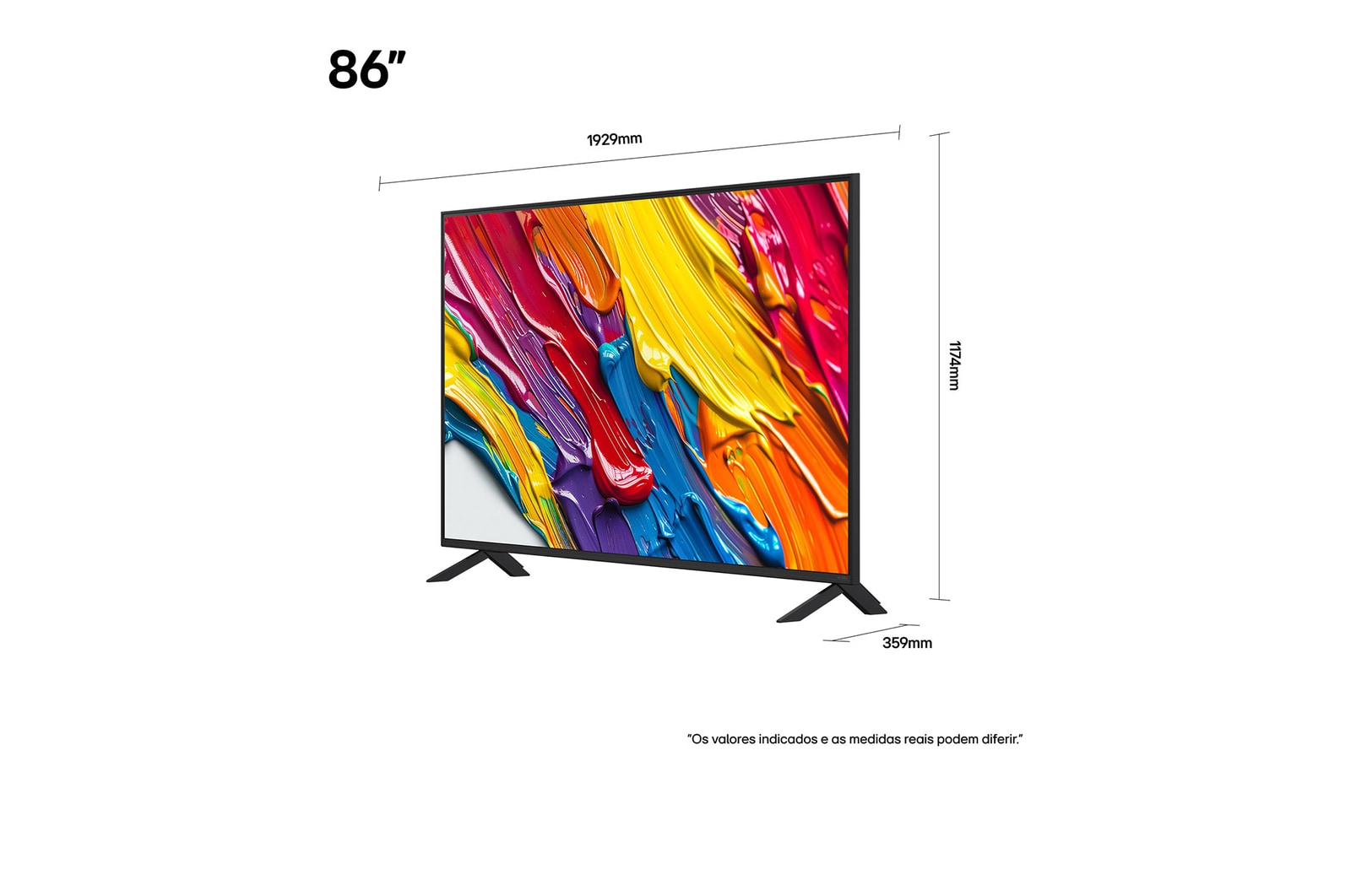 Comparação antes e depois de como o LG 4K Super Upscaling melhora a qualidade da imagem. Dois painéis mostrando a mesma imagem de um pássaro colorido pousado em um galho em uma floresta; o painel da direita está desbotado. O título fala sobre como o 4K Super Upscaling melhora a resolução, o brilho e a nitidez. 
