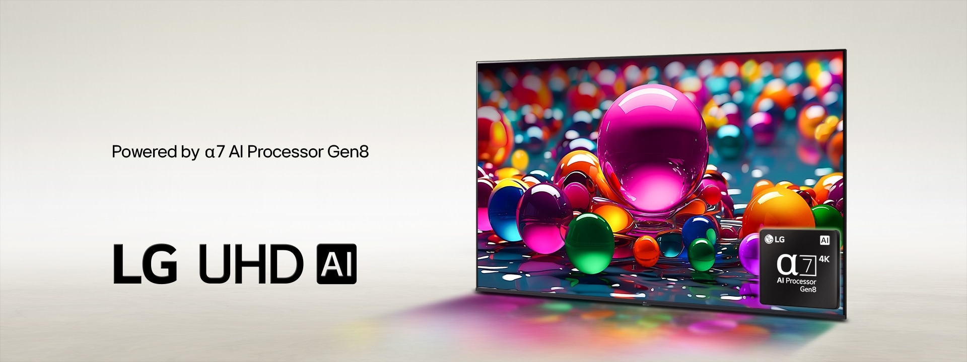 Smart TV LG 65 polegadas em ambiente moderno