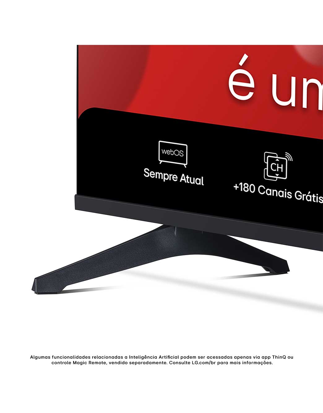 Smart TV 4K LG UHD AI UA75 de 50 polegadas - 50UA7500PSA | LG BR