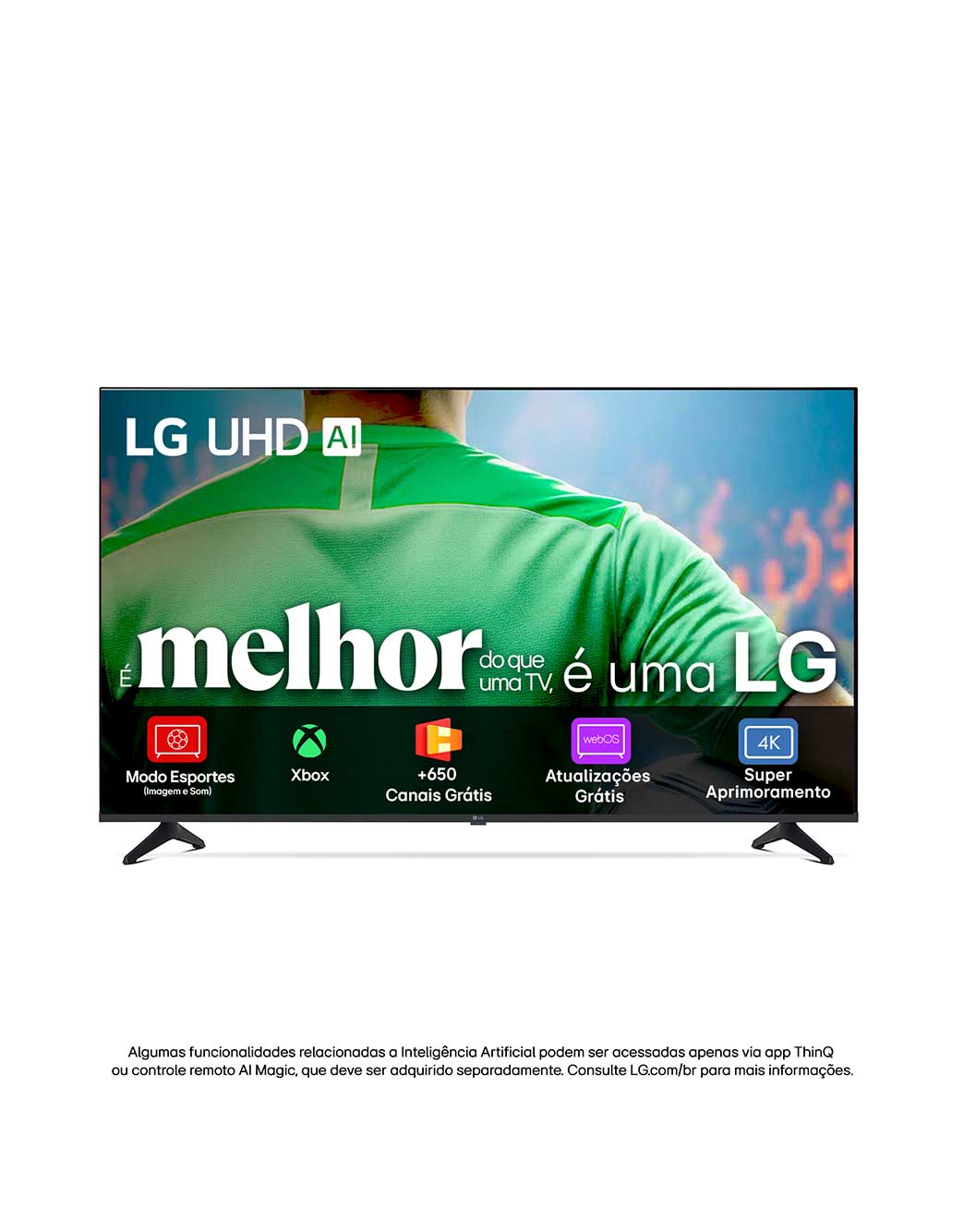 Smart TV 4K LG UHD AI UA75 de 50 polegadas - 50UA7500PSA | LG Brasil