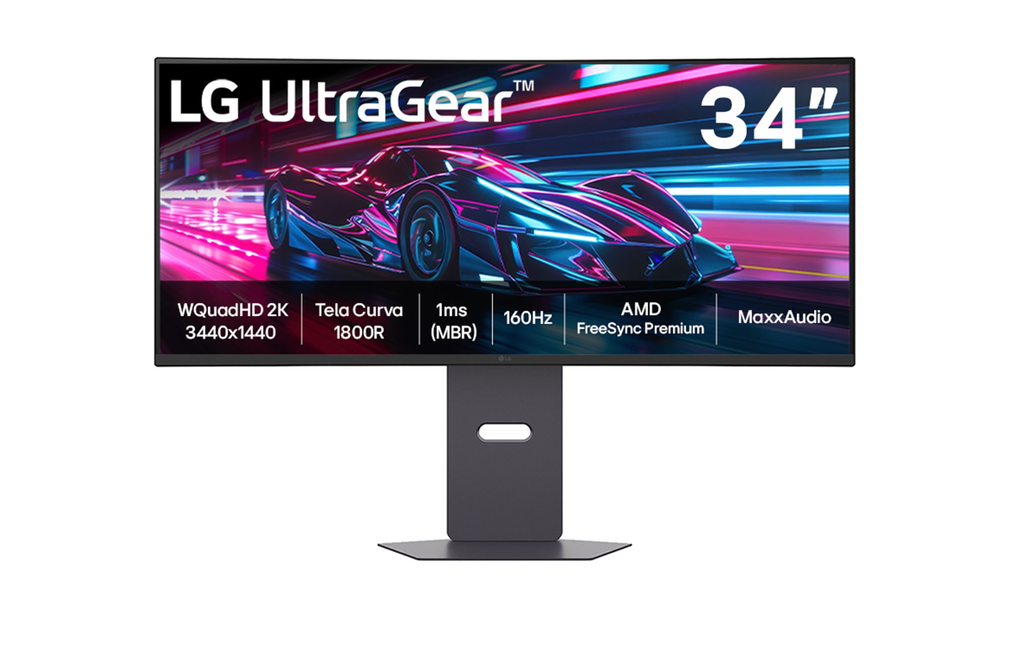 Monitor LG UltraGear 34G600A-B ultrawide curvo