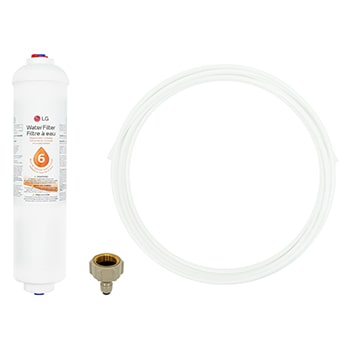 Vista frontal de Conjunto de filtro de água para refrigerador (filtro de água, válvula, mangueira) 3219JA3001P