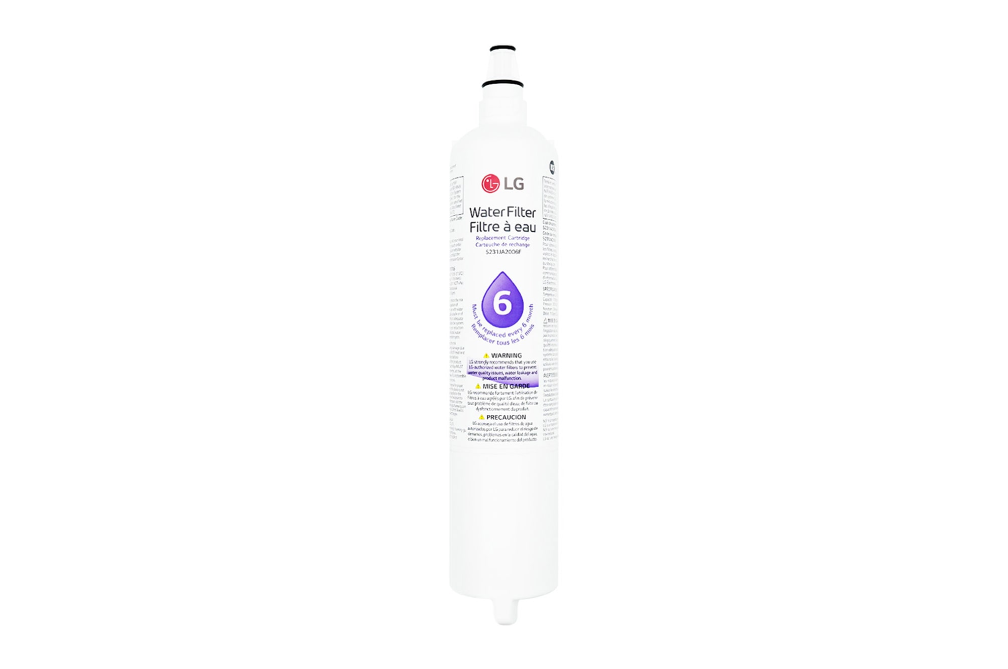 Filtro de água para geladeira LT600P (6 meses) – 5231JA2006F | LG