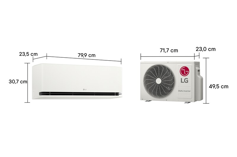LG Ar-Condicionado LG Dual Inverter AI Air 12.000 BTU Frio 220V, S3-Q120AKH0