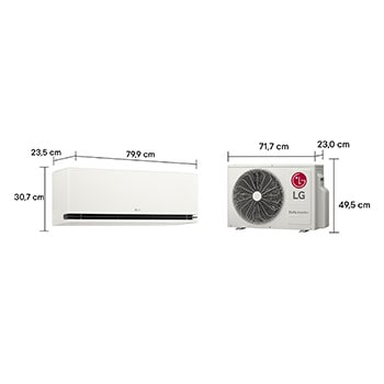 LG Ar-Condicionado LG Dual Inverter AI Air 12.000 BTU Frio 220V, S3-Q120AKH0