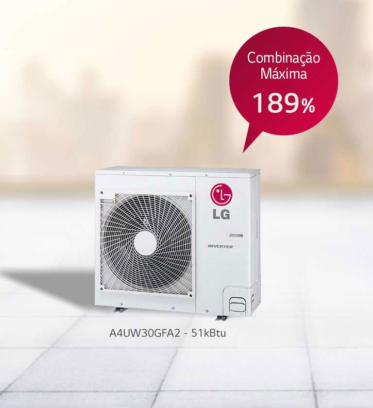 Combinação de capacidade de unidades internas