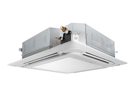 Vista frontal de Evaporadora Cassete 4 Vias, 9.000 BTU/h, 220 V ATNH09GRLE2