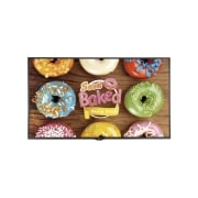 Vista frontal de Monitor Profissional Ultra HD 4K Digital Signage LG, 65&#34;, 500 cd/m², 24/7, webOS 65UH5E-B