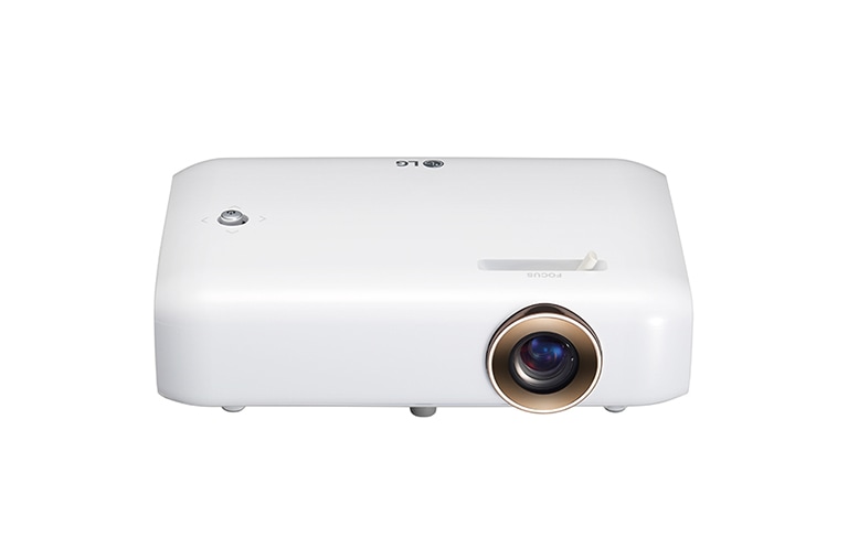 Vista frontal de LG Minibeam 1280 x 720 HD 100.000:1 PH550G