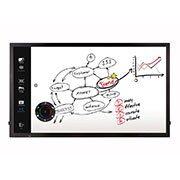 Vista frontal de Monitor Profissional Interactive Digital Board LG, 65&#34;, 450 cd/m², Full HD, Multi Touch 65TC3D
