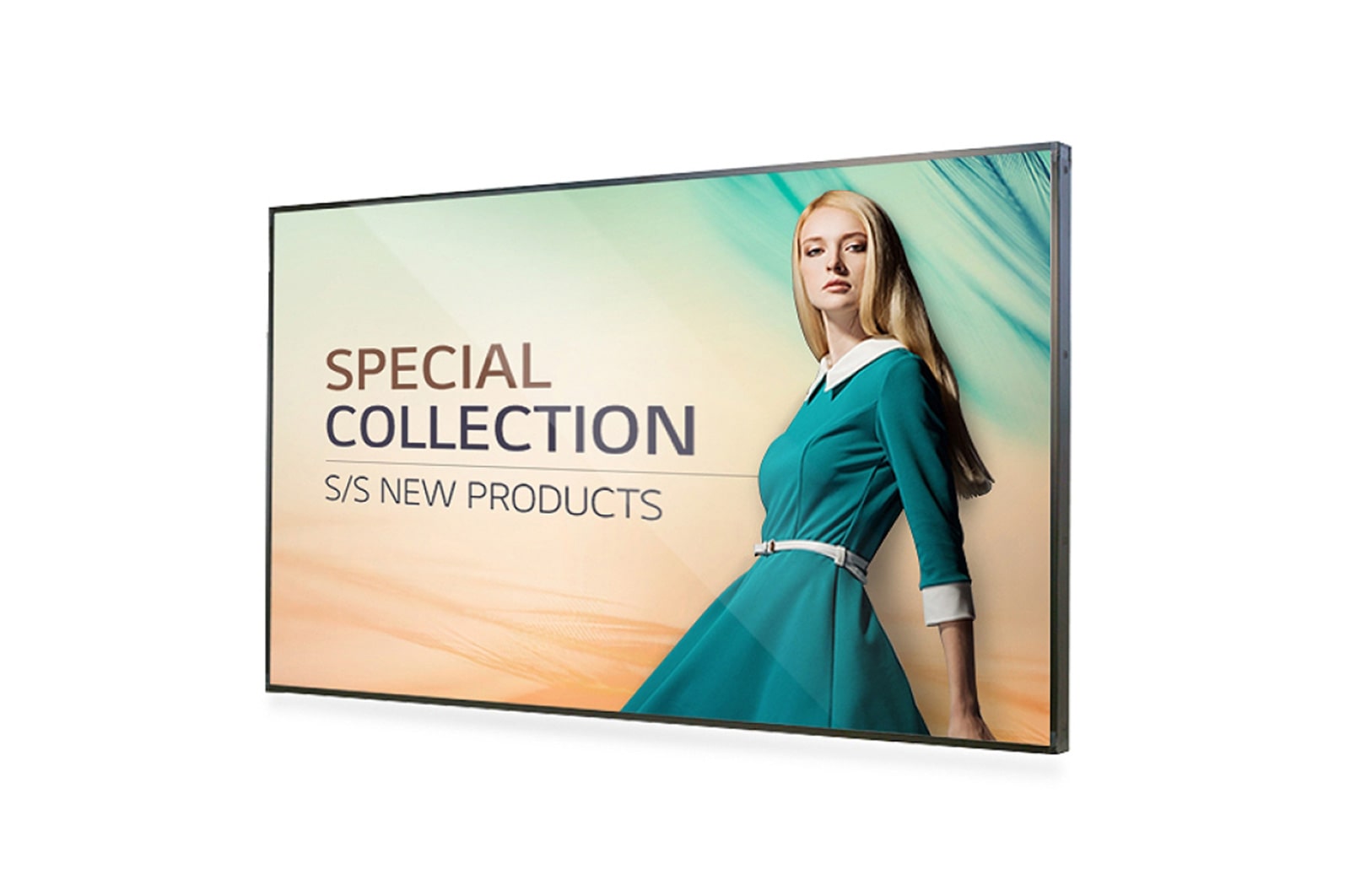 Vista frontal de Monitor Profissional Outdoor Digital Signage LG, 75&#34;, 3000 cd/m², 24/7, Ultra HD, Alto brilho, web OS 75XF3C