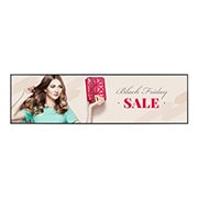 Vista frontal de Monitor Profissional Ultra Stretch 4K Digital Signage LG, 88&#34;, 700cd/m², 24/7, 32:9, webOS 88BH7D