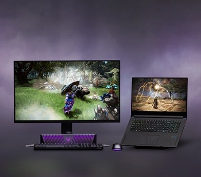 Imagem do set-up gamer LG UltraGear™