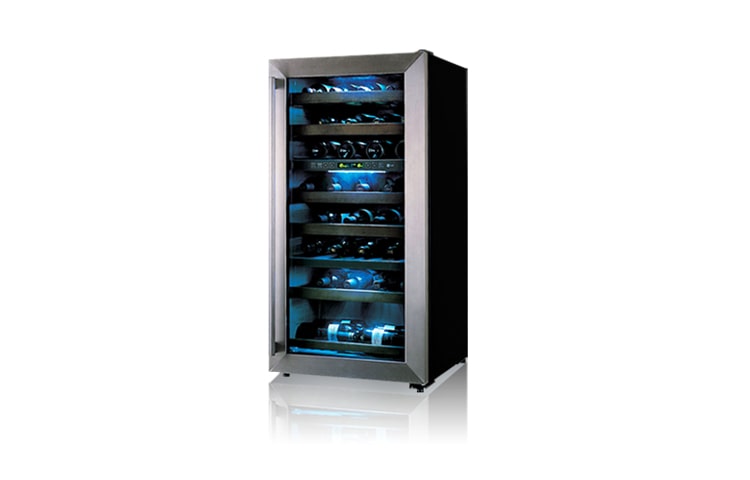 LG Capacidade de 214L, ausência de vibrações, vidro com tripla proteção UV, zonas de temperaturas diferenciadas., AV65