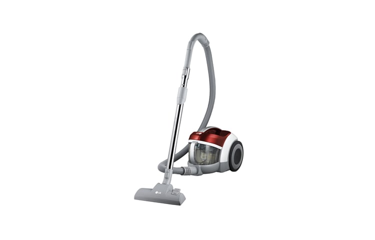 LG Sem saco para pó, potência de 1.800 W, sistema cyclone, filtro Hepa 11: Retêm até 99,5% das impurezas do ar, VC6818NRT
