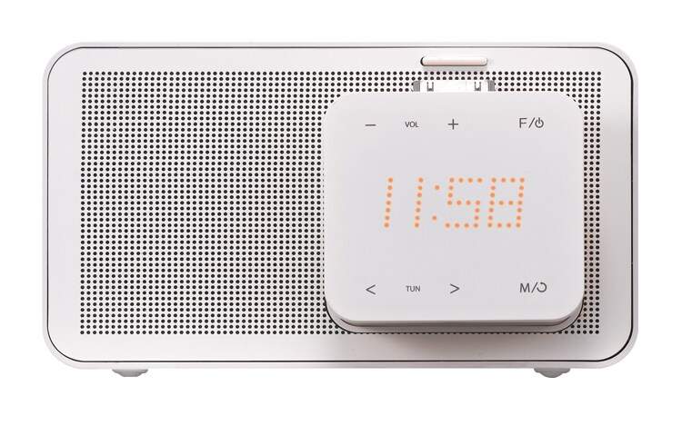 LG Com 5W de potência e funções relógio/despertador., ND1520
