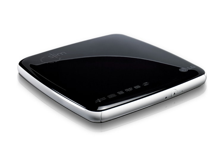 LG Drive externo portátil gravador e leitor de DVD e CD com entrada USB e função LightScribe, GP08LU10