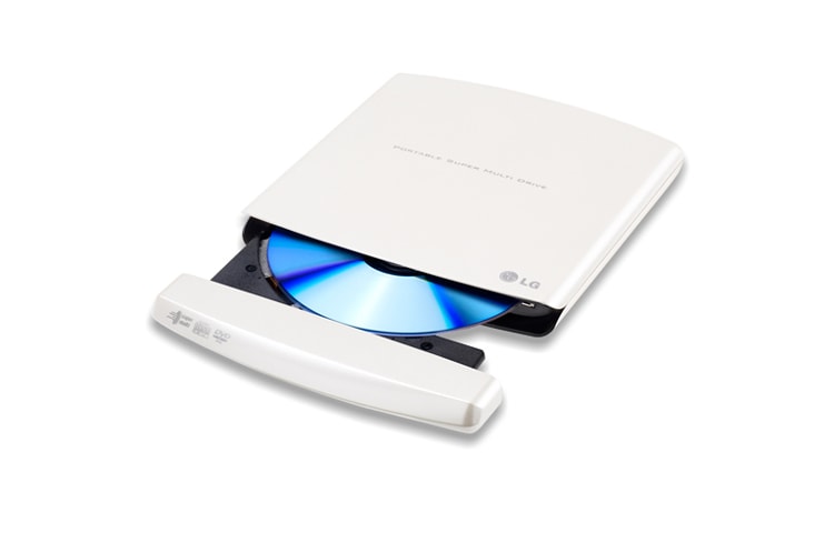 LG Drive externo portátil slim, gravador e leitor de DVD e CD, GP10NW20