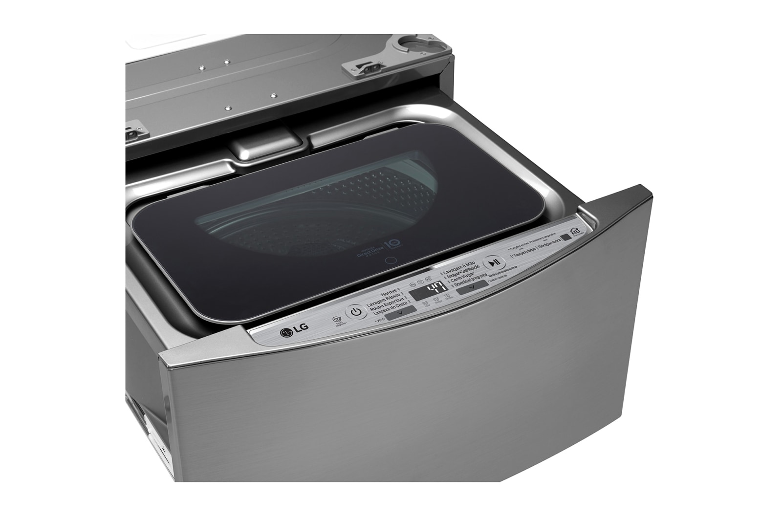 LG Lavadora de Roupas Smart TWINWash Mini 2kg 220V 3 Motion Aço Escovado , WD2100VMA