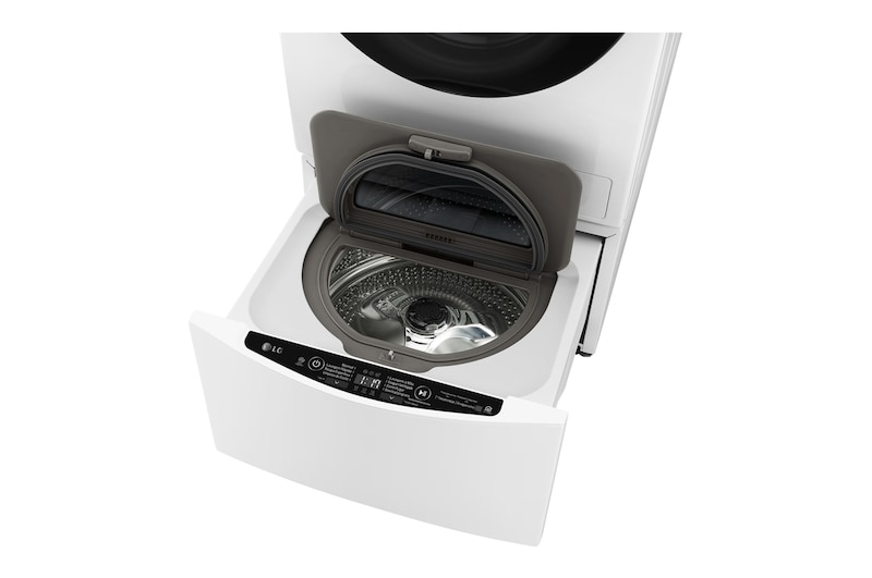 LG Lavadora Smart TWINWash Mini 2kg 127V com 3 Motion Branca, WD2100CW