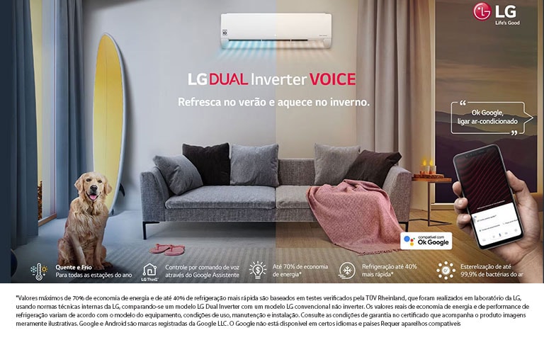 Casa Conectada com o Dual Inverter VOICE.