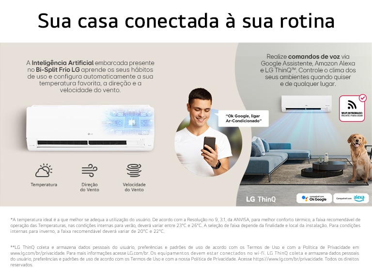 No canto esquerdo imagem ilustrativa com demonstração da inteligência artificial embarcada