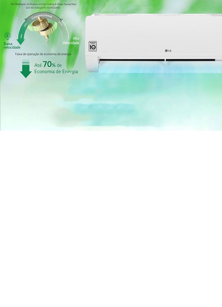 Até 70%<br>de economia de energia3