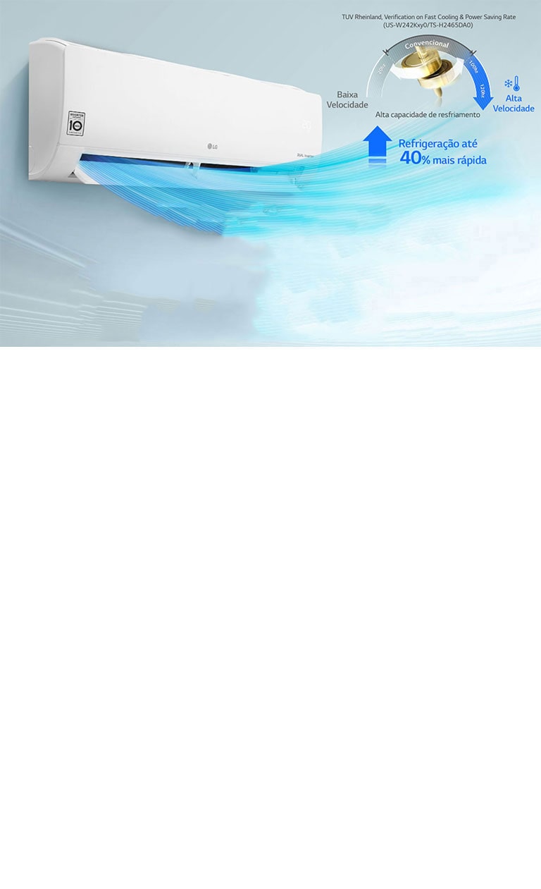 Refrigeração até 40% mais rápida1