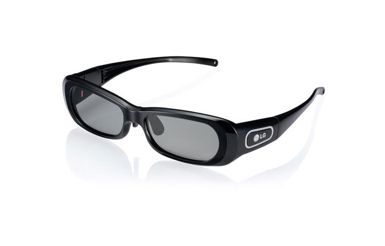 Vista frontal de Óculos com lentes de cristais líquidos. AG-S250