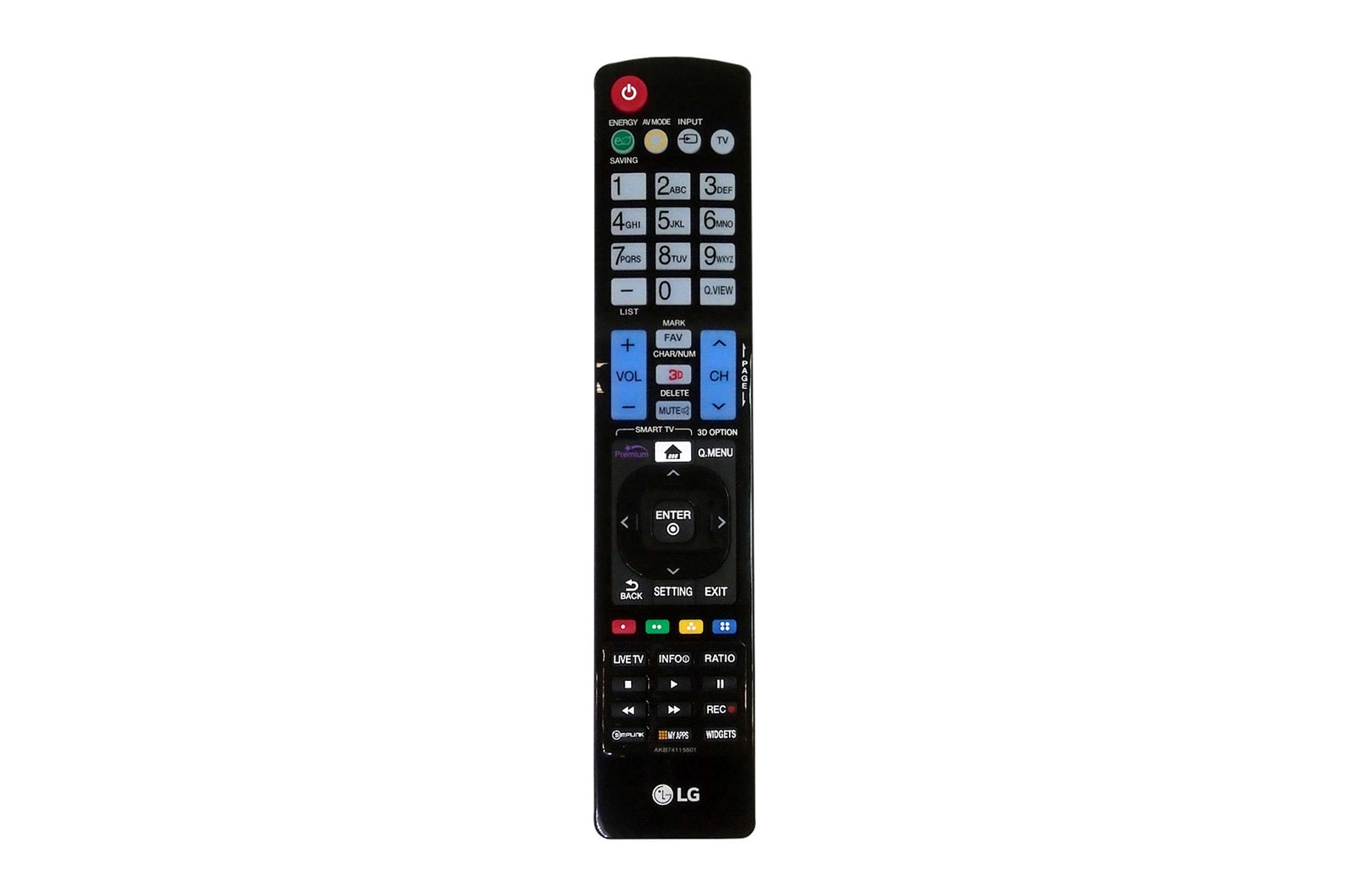 Este é o Controle remoto para TV