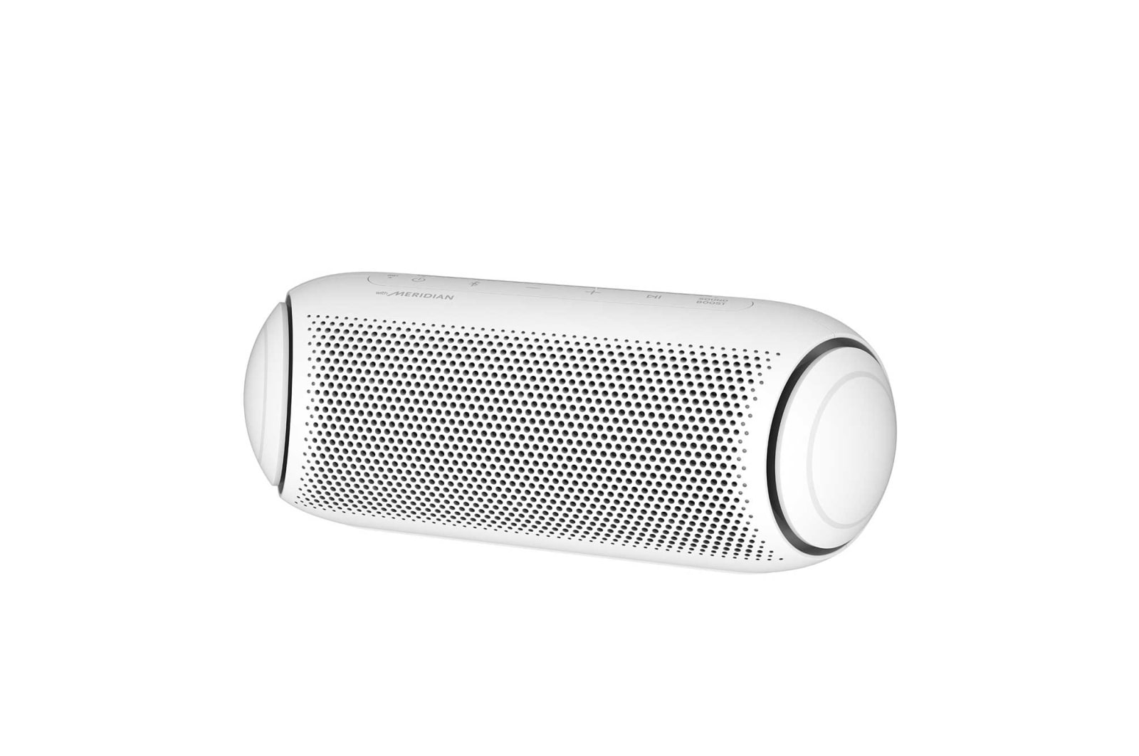 LG Caixa de Som Portátil LG XBOOM Go PL5W Bluetooth Meridian Surround 18h De Bateria IPX5 Branco, PL5W