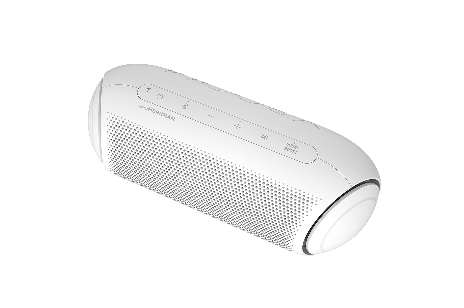 LG CAIXA DE SOM PORTÁTIL LG XBOOM GO PL7W -  MERIDIAN, BLUETOOTH, SURROUND, 24 HORAS DE BATERIA, IPX5, BRANCO, PL7W