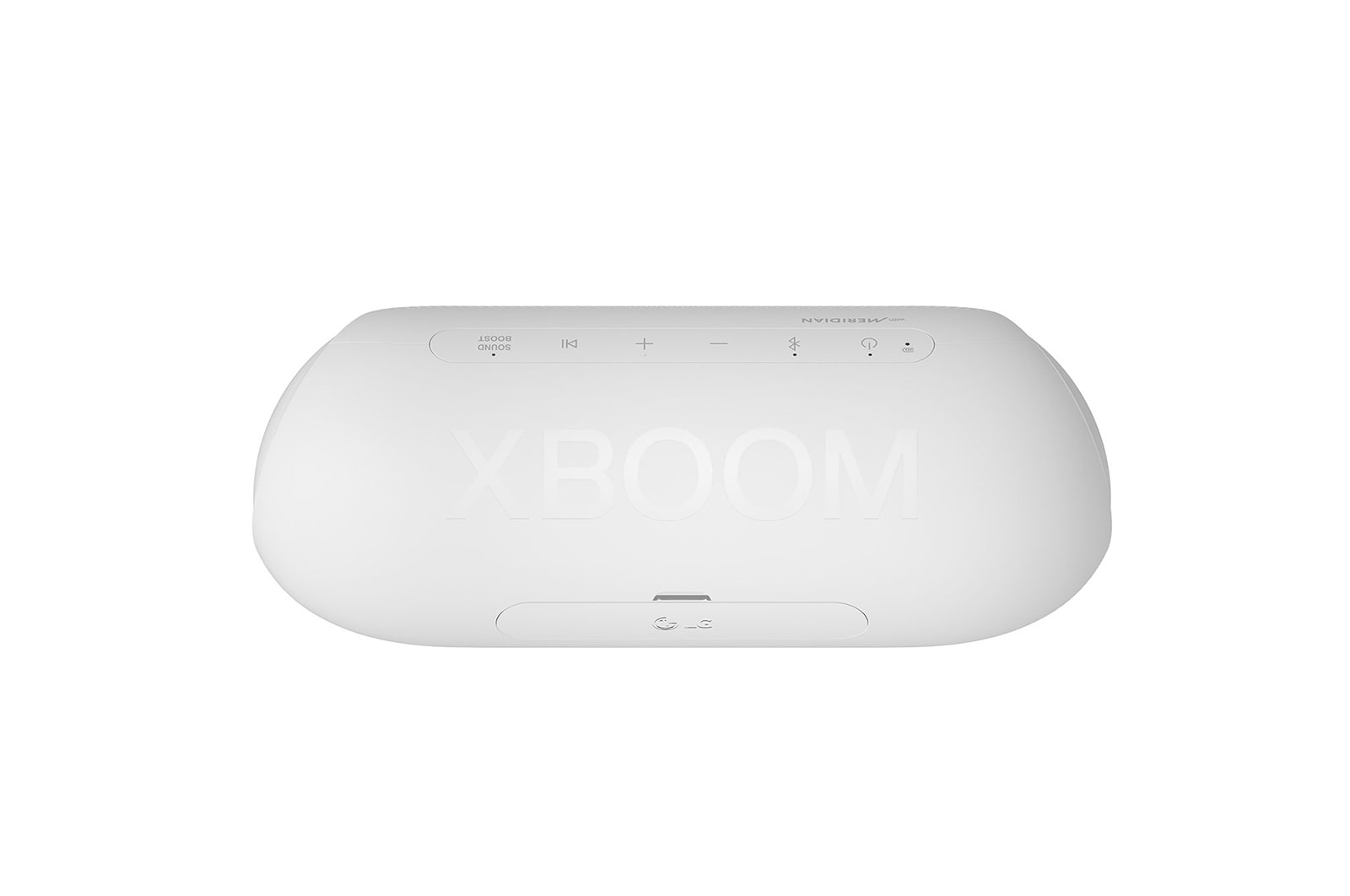 LG CAIXA DE SOM PORTÁTIL LG XBOOM GO PL7W -  MERIDIAN, BLUETOOTH, SURROUND, 24 HORAS DE BATERIA, IPX5, BRANCO, PL7W