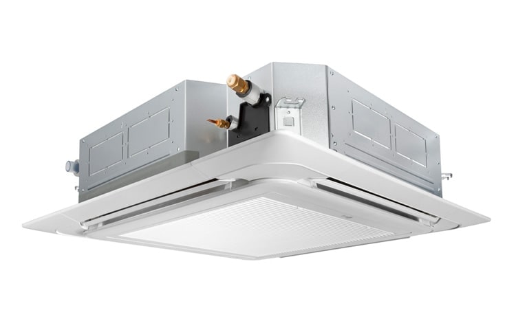 Vista frontal de Evaporadora Cassete 4 Vias, 18.000 BTU/h, 220 V ATNH18GQLE2