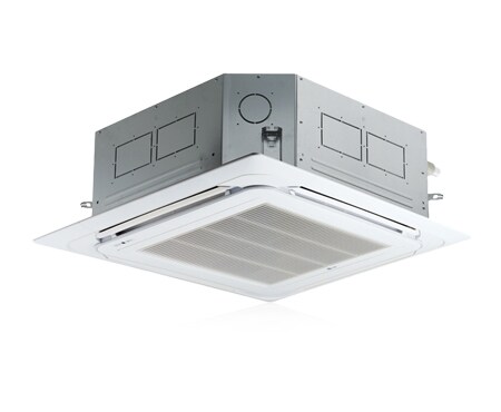 Vista frontal de Ar Condicionado Comercial Split Cassete Inverter AT-Q24GNLE3