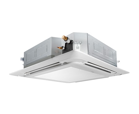 Vista frontal de Split Cassete Inverter, 25.000 BTU/h, Frio, 220V/1 AT-Q24GPLE5
