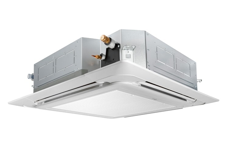 Vista frontal de Split Cassete Inverter, 25.000 BTU/h, Frio, 220V/1 AT-Q24GPLE5
