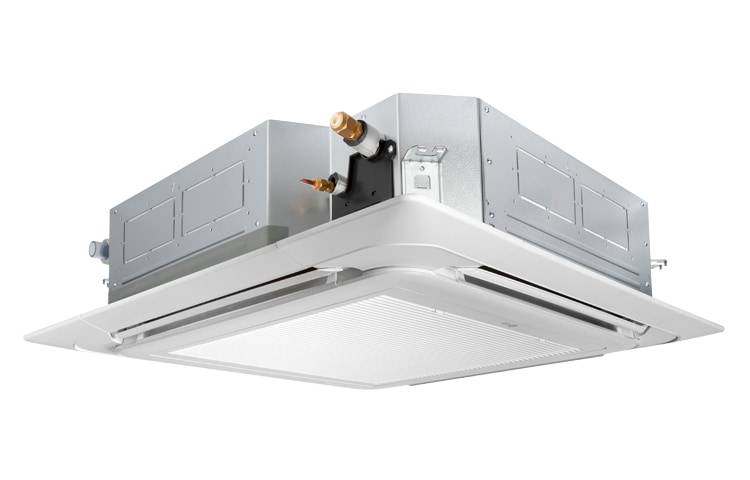 Vista frontal de Quente e Frio Split Cassete Inverter, 25.000 BTU/h, Frio, 220V/1 AT-W24GPLP0
