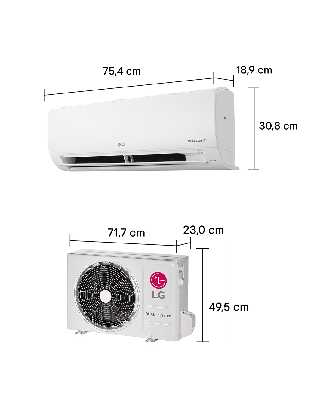 Ar-Condicionado LG Dual Inverter Voice +AI 9.000 BTU | LG Brasil