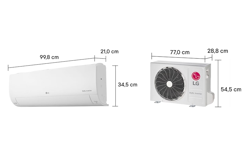 LG Ar-Condicionado LG AI Dual Inverter Voice 18.000 BTU Frio 220V, S3-Q18KL31B