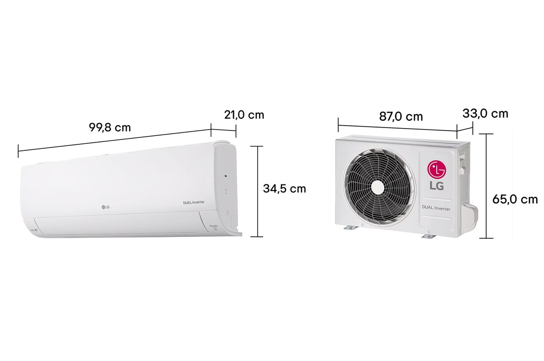 LG Ar-Condicionado LG Dual Inverter AI Voice 30.000 BTU Frio 220V, S4-Q30R43FA