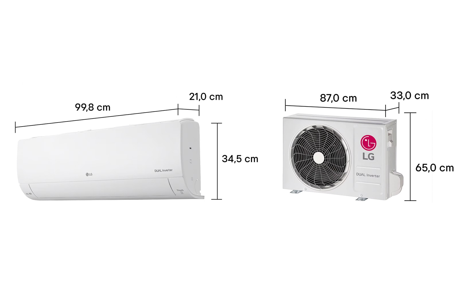 LG Ar-Condicionado LG AI Dual Inverter Voice 24.000 BTU Frio 220V, S3-Q24K231B