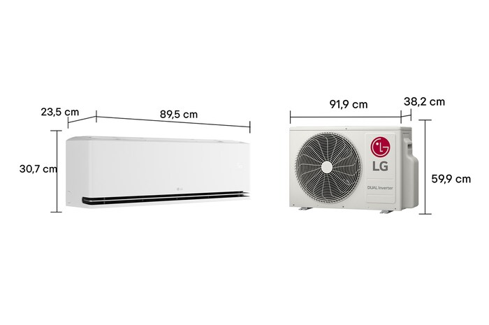 LG Ar-Condicionado LG AI Dual Inverter Uniq 12.000 BTU Quente/Frio 220V, S3-W121L1C0