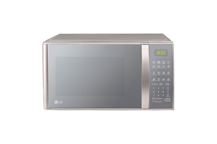 Combo LG Ar Portátil 127V + Micro-ondas LG 30 litros Prata Limpa Fácil 220V