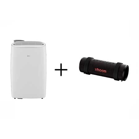 Ar Condicionado Portátil LG DUAL InverterVoice 14.000 Frio 127V  + Caixa de Som Bluetooth LG xboom Grab by will.i.am - LP1419IV.GRAB2