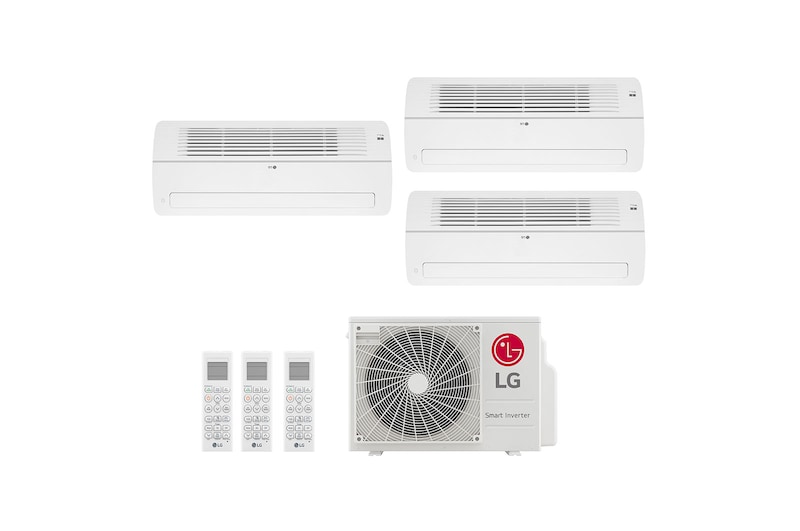 LG Ar condicionado Multi Split 3 ambientes Quente/Frio 9.000 BTUs , MIN31V2